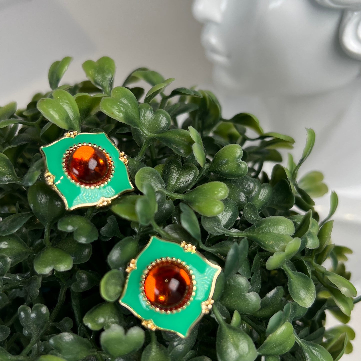 Regal Ruby Studs