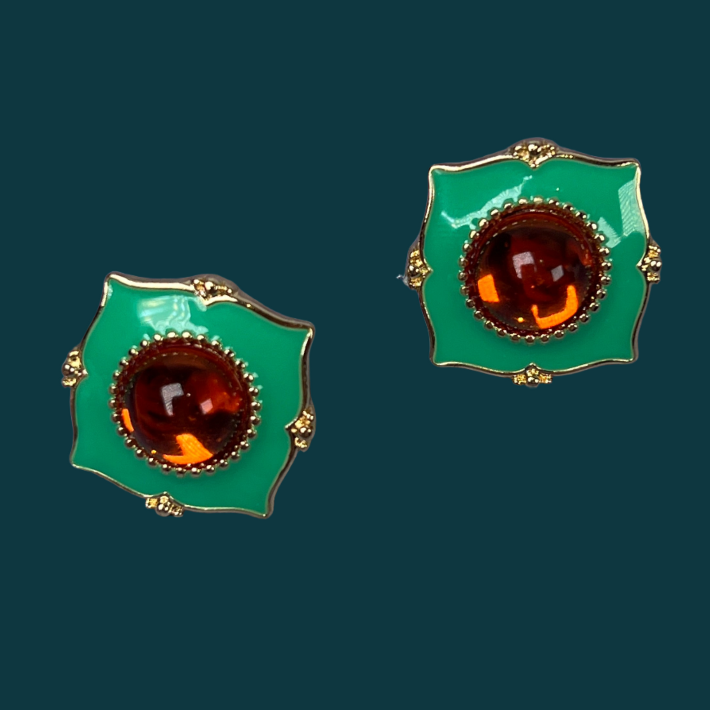 Regal Ruby Studs