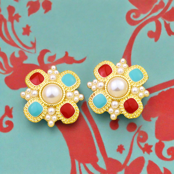 Versailles Contrast Earrings